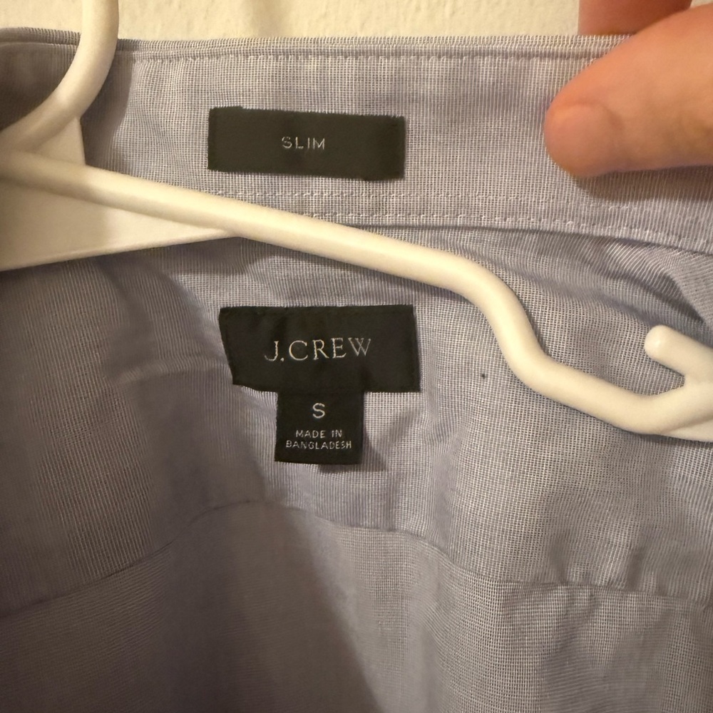 J. Crew Sky Blue Slim Shirt - Picture 2 of 4
